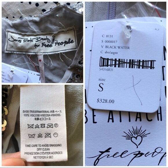 Jen’s Pirate Booty black water sequin mini dress - Picture 7 of 7